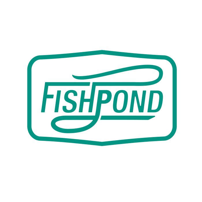 Fishpond Thermal Die Cut Sticker in Double Haul Aqua